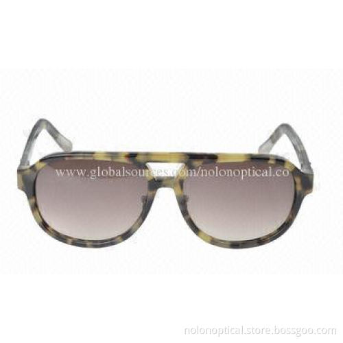 Classic Acetate Tortoise Sunglasses, Customized Logos Accepted